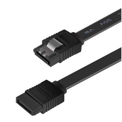 SATA III Kabel, 1 Stück, 6Gbps, gerade, HDD- SDD-Datenkabel mit Arretierung, ...