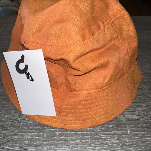 Nike Lab Sportswear Bucket Hat Unisex Medium/Large Cap Orange Smoke DM8518-816 - Picture 3 of 4