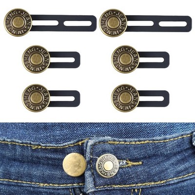 6pcs Extender Button for Jeans, Pants Waist Extender, 2 Sizes