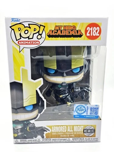 My Hero Academia Armored All Might Metallic Funko Pop! #2182 Gamestop EXCLUSIVE