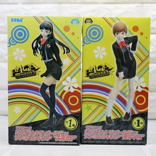 NEW Persona 4 Premium Figure "The Golden" Satonaka Chie Amagi Yukiko Figure Rare