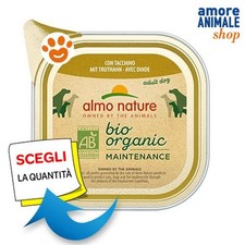 Almo Nature Chien Bio Aliment Humide Organique Dinde En Barquette 100 g