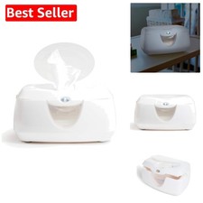Luxurious Warm Glow Baby Wipe Warmer with Night Light for Comfortable Changes