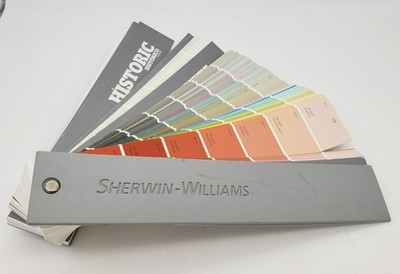 Sherwin Williams Paint Color Snap Sample Fan Deck 2018 Interior Exterior Histori