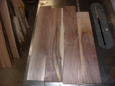 10 PC WALNUT WOOD BOARDS F295F LUMBER CUT OFFS