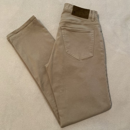 Todd Snyder Jeans Mens Size 29x32 Brown Stretch Flat Front Straight Fit 5 Pocket