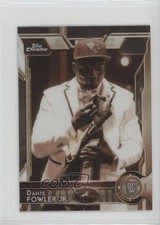 2015 Topps Chrome Mini Rookies Sepia Refractor Dante Fowler Jr #127 9b4