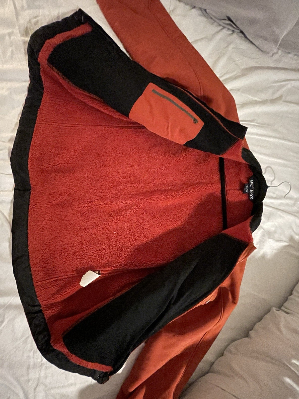 Pile Arc'teryx Polartec uomo arancione Cayenne full zip taglia media