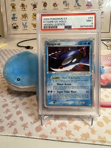 Kyogre ex graded PSA 9 for sale on eBay
