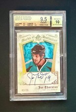 2005-06 UD SP Authentic Marks of Distinction #MDJO Joe Thornton BGS 9.5 /25 HOF