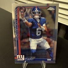 2025 Topps Chrome Football NFL Jaxson Dart (RC) #306 - NEW YORK GIANTS - ROOKIE