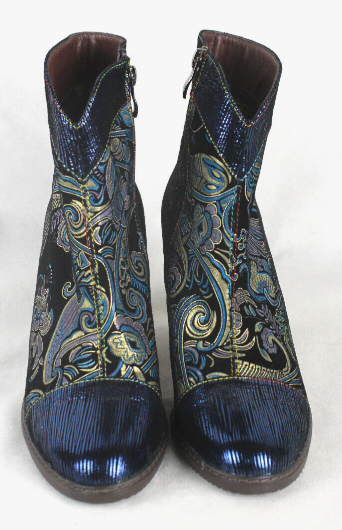 Socofy Schuhe Stiefeletten Ankle Boots Damen