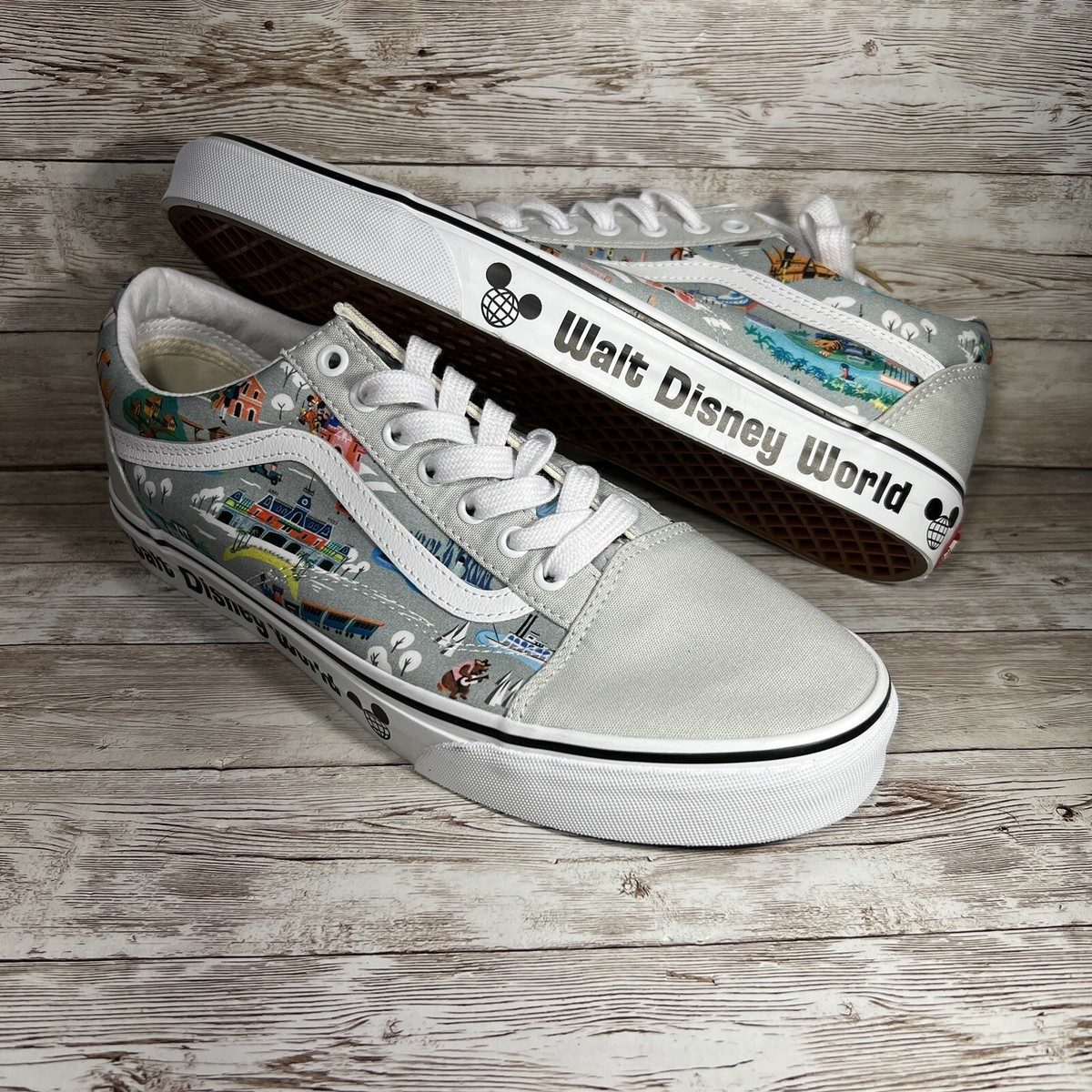 New! Vans x Walt Disney World 50th Anniversary Skate Shoes  display picture 3
