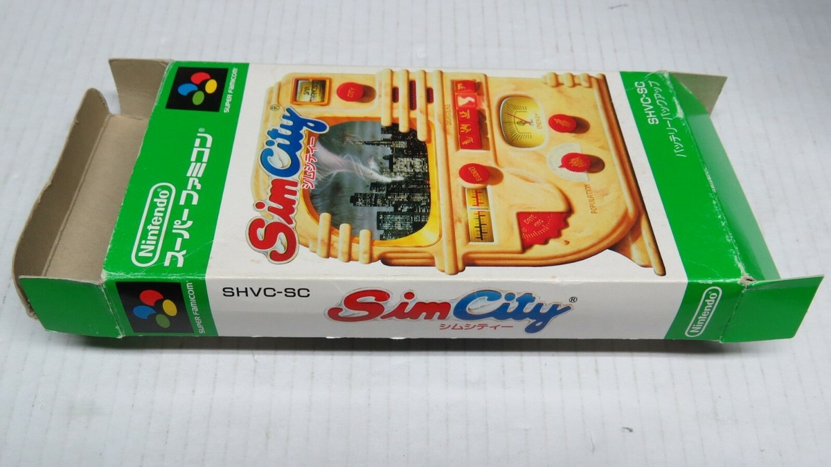 Buy A0908g2396k SIM City Nintendo Super Famicom Japanese SFC SNES