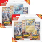 Pokemon Surging Sparks 3-Booster Pack Blister - Quagsire 156 / Zapdos 157 Promo