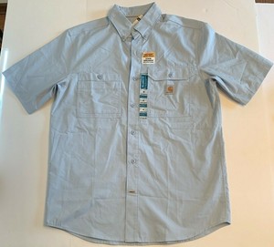 carhartt relaxed fit button up shirt