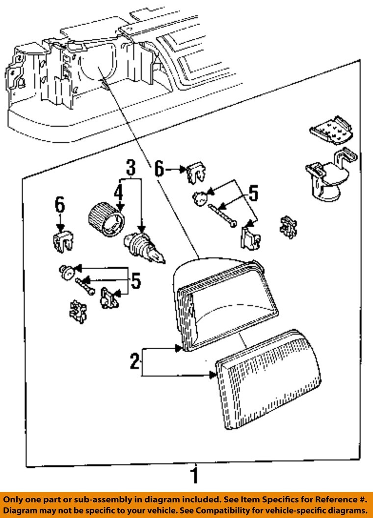 FORD OEM 93-97 Ranger Headlamp Components-Adjust Screw Clamp