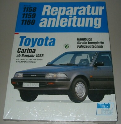 Reparaturanleitung Toyota Carina II AT 170 / 171 16V ab Baujahre 1988 Buch Neu! 