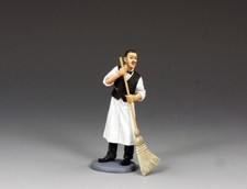 KING AND COUNTRY - D DAY DD372 The Floor-Sweeping Waiter - Metal Figure