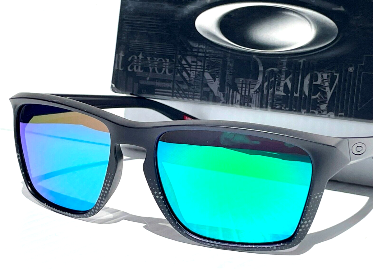 NEW Oakley SYLAS Hi Res Camo Black POLARIZED Galaxy Jade Lens