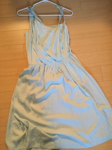 h and m light blue dress