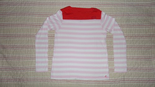 Pull Marin Fille Petit Bateau - Manches Longues En Coton - Col Montant - Ouverture Boutonnée épaule - Maille Côte Anglaise