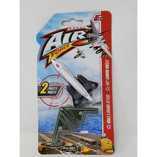 Air Force DieCast Metal & Plastic Fighter Jets 2 Piece Set-Sealed Running Wheels