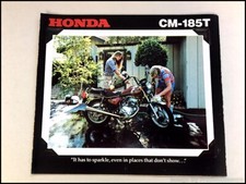 1978 Honda CM-185T Motorcycle Bike Vintage Sales Brochure Catalog