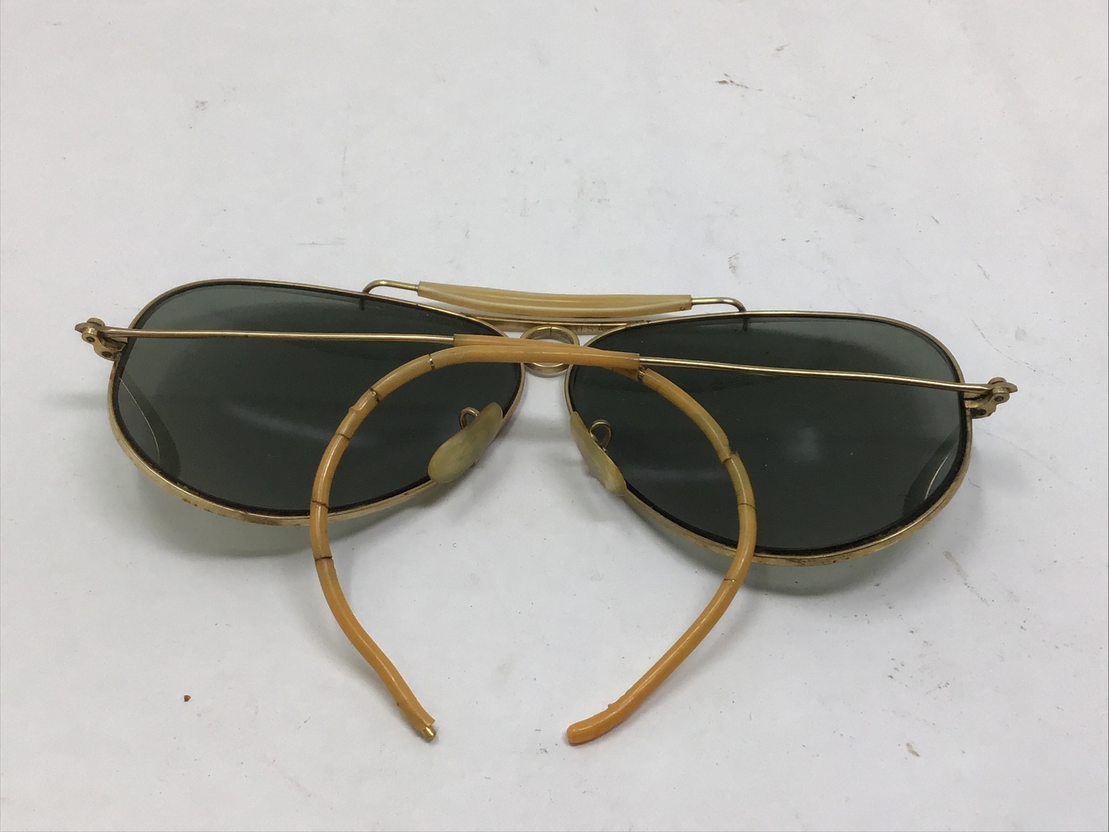 Vintage RayBan Shooting Glasses Bausch & Lomb 1/30 10K GO B&L Blue