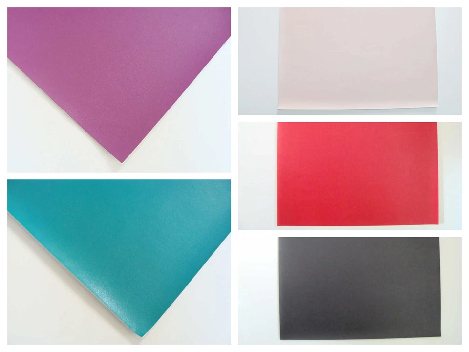 Simili cuir fin 30x30cm couleur au choix reliure cartonnage scrapbooking Artemio