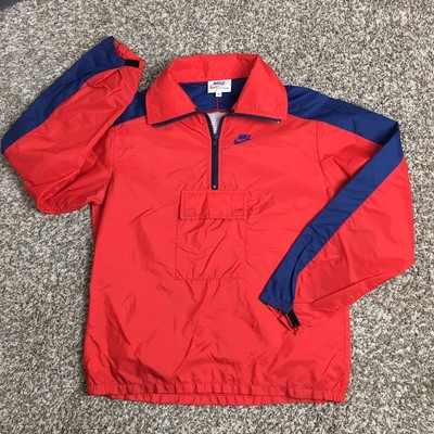vintage nike half zip windbreaker