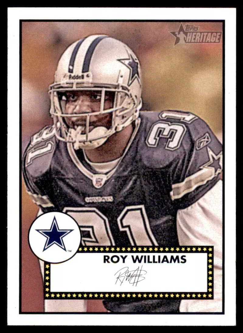 Roy Williams trading card