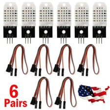 6X Digital Temperature Humidity Sensor Compatible with DHT22 AM2302 For Arduino
