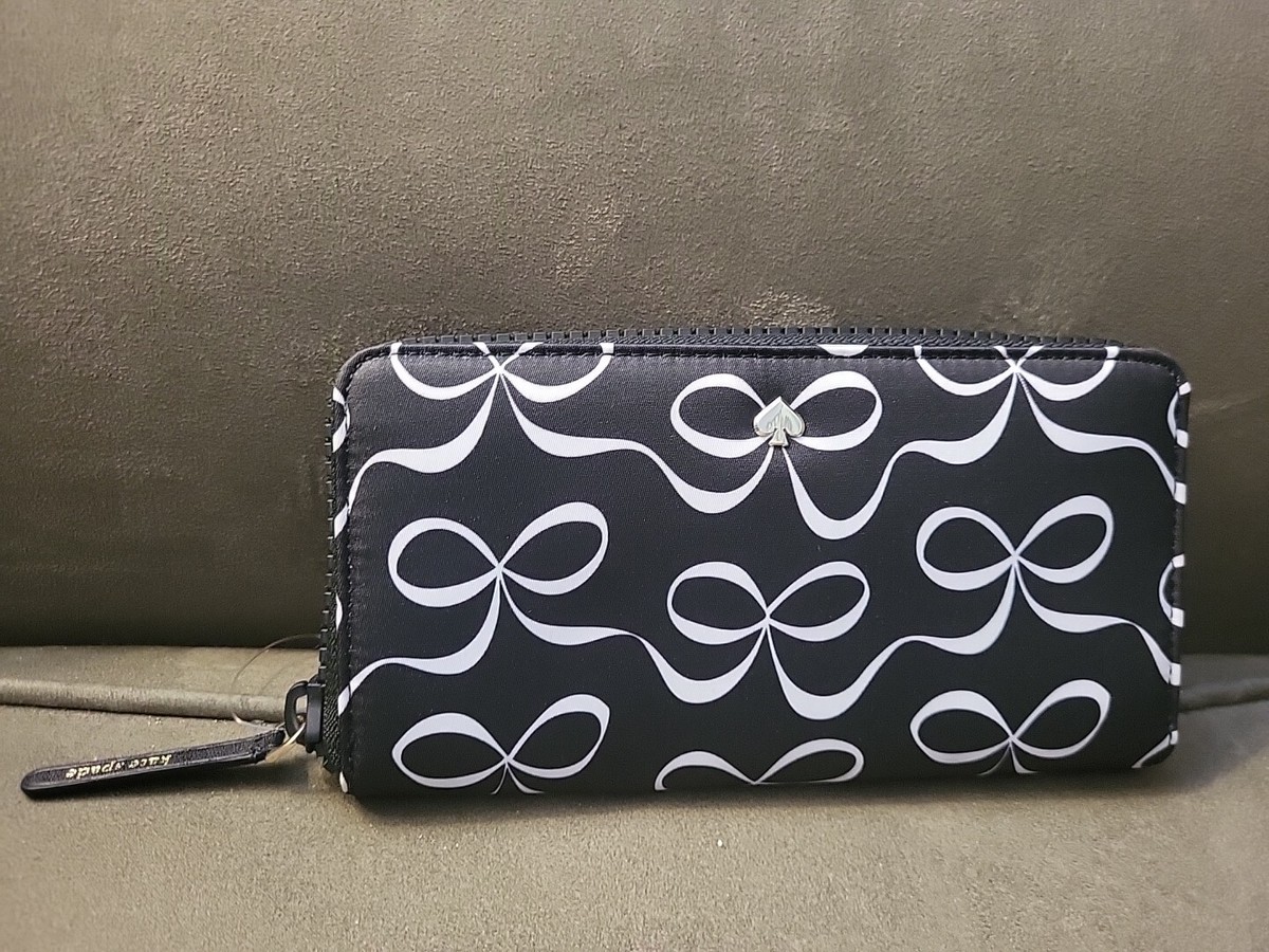 Kate Spade Jam Elegant Bow Lg Continental Wallet. NWOT | eBay