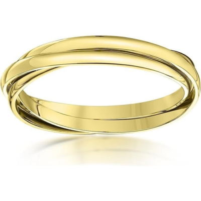 9ct Gelb Geprüftes Gold 2mm Russischer Ehering. Ringgrößen Von F