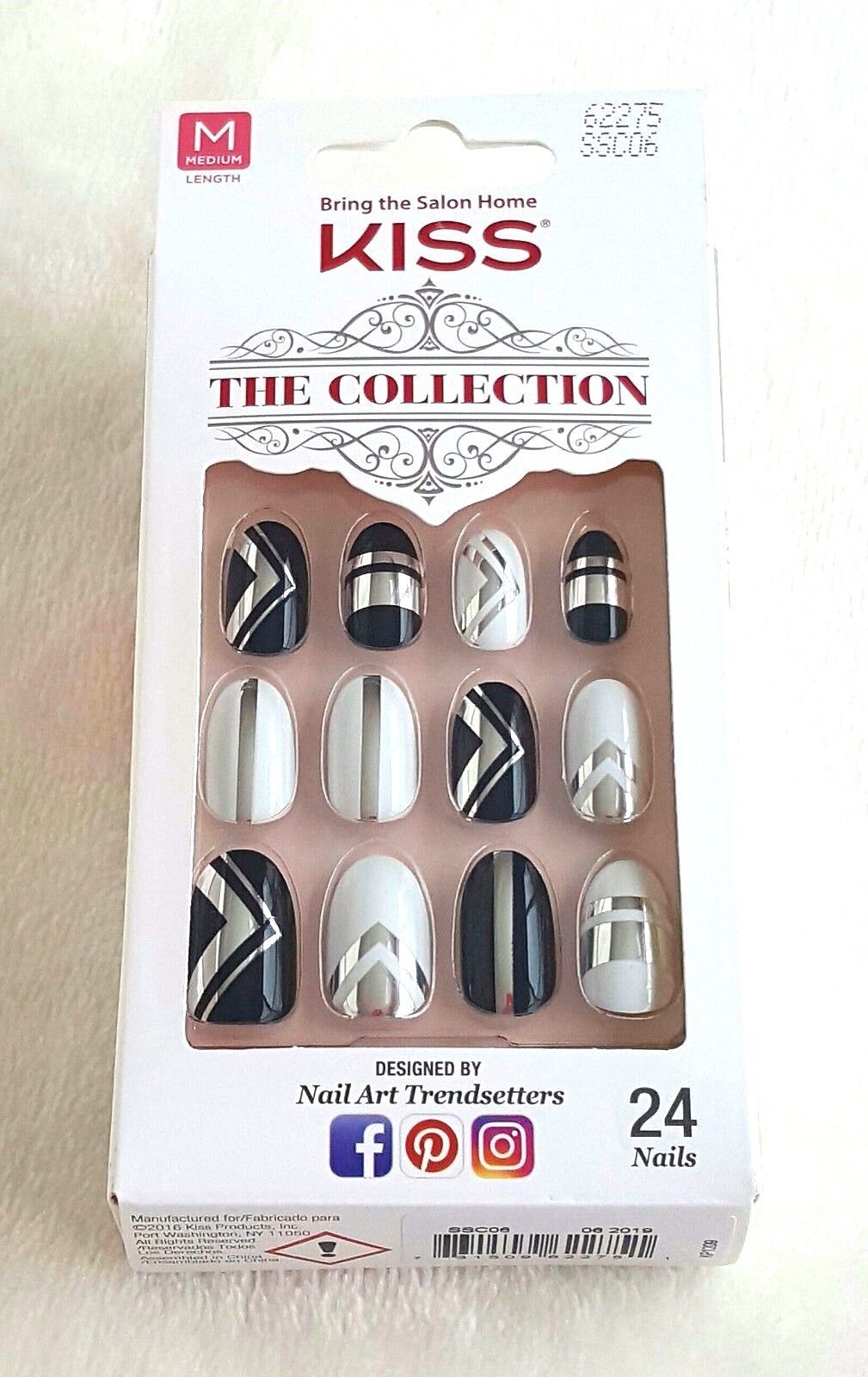 KISS 24 Glue/Press-On Nail The Collection MEDIUM #62275 | eBay