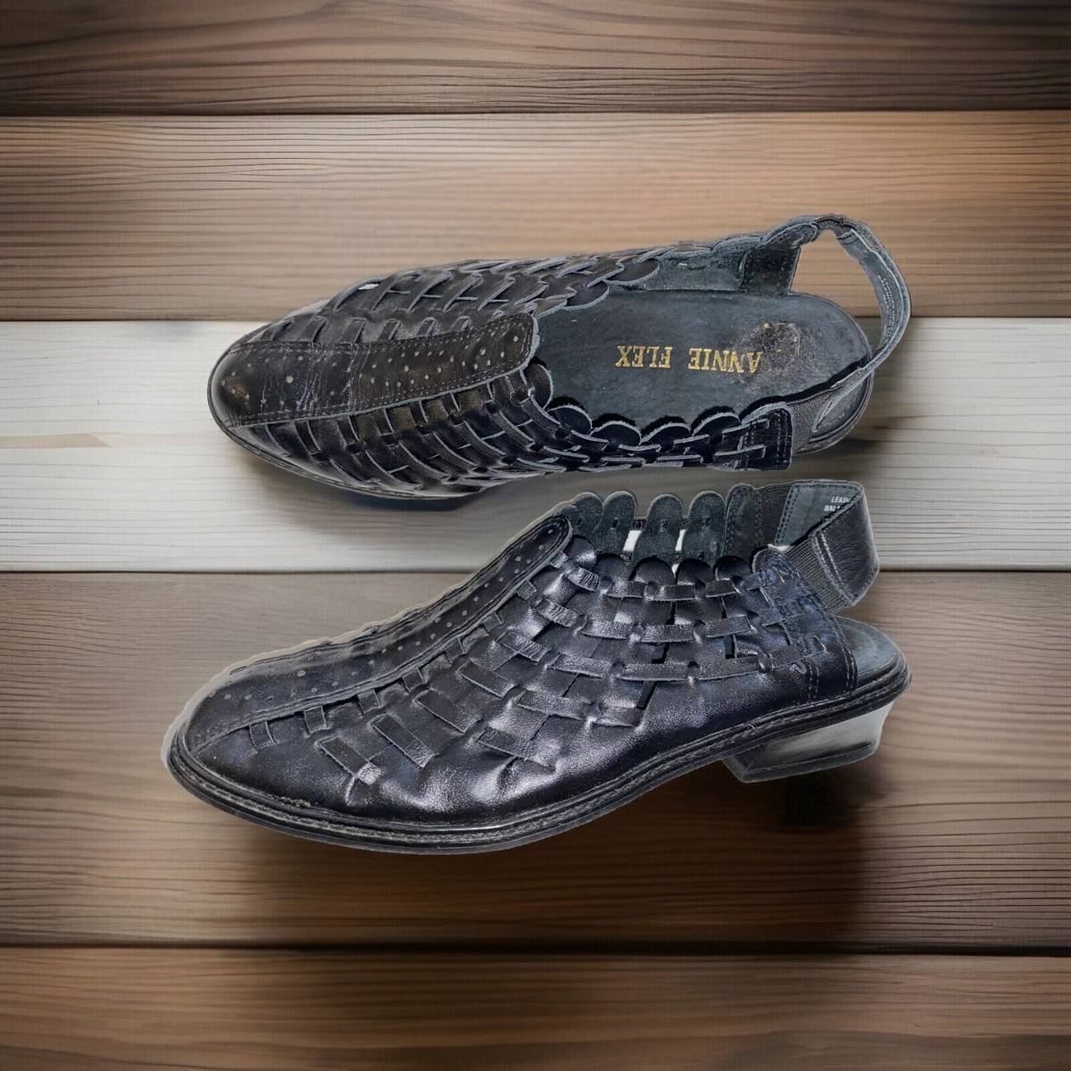 靴 aere eco leather sling back shoes 38 aere eco leather sling back shoes 38