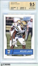 Myles Jack RC BGS 9.5: 2016 Score Rookie Card Highest Subgrades #409 POP 3. rookie card picture
