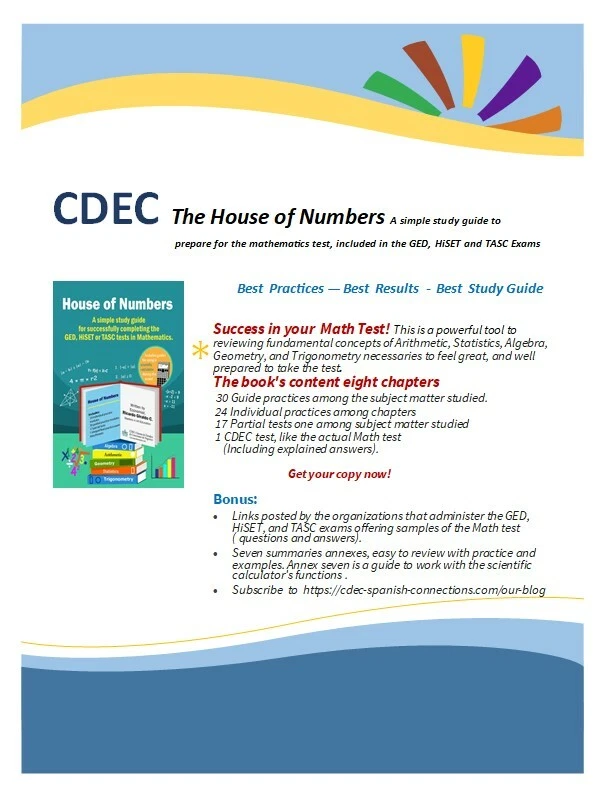 Start to prepare for the Math test incl. in the GED, HiSET or TASC exam, today!  - Image 2 of 2