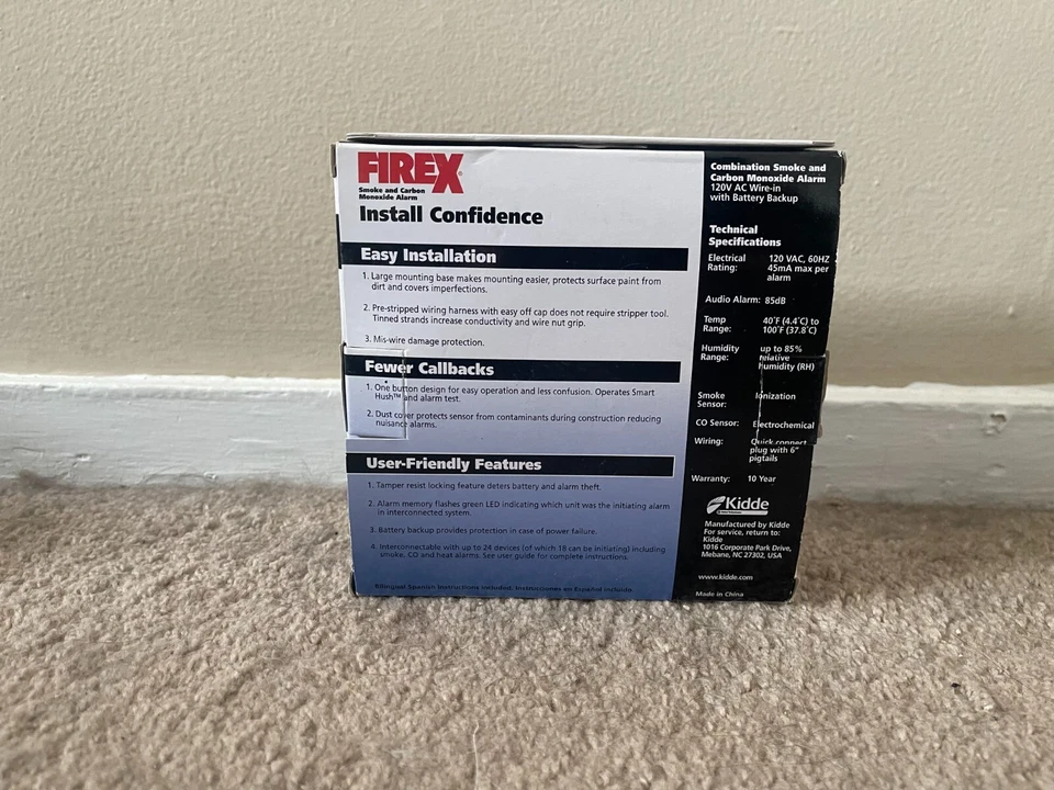 Kidde 21006377 Carbon Monoxide & Smoke Alarm - Model KN-COSM-IBA *BRAND NEW* - Image 3 of 4