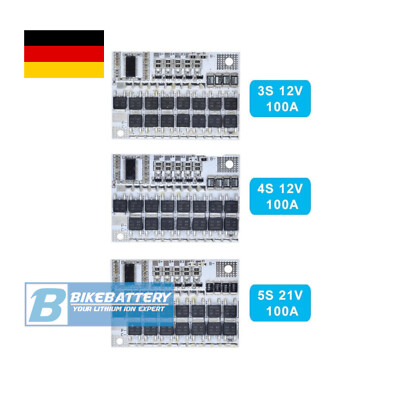 100A 3S (11,1V) 4S (14,8V) 5S (18,5V) BMS Li-Ion Li-Po Balance Lade Bord Modul