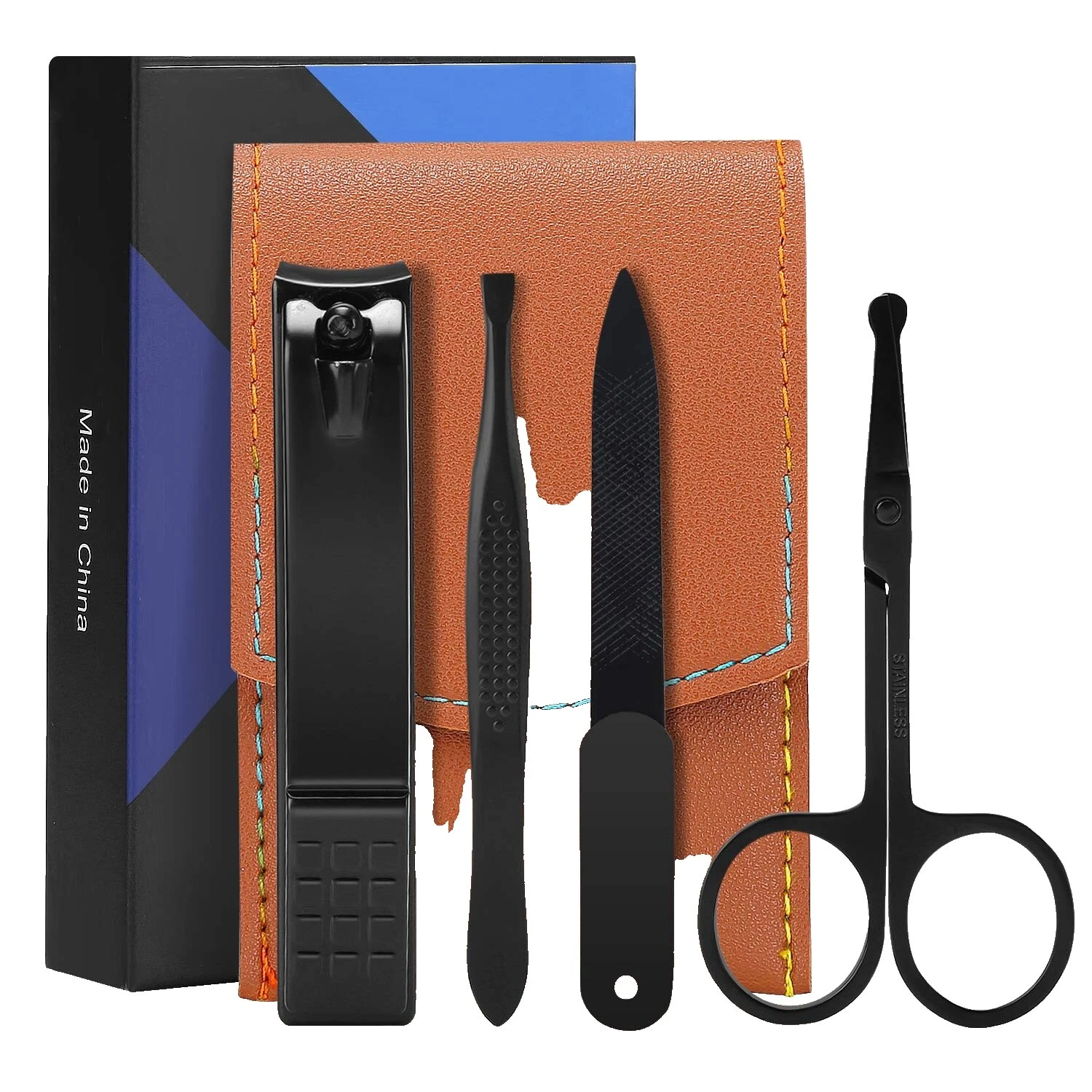 Black Manicure & Pedicure Finger Nail Clippers