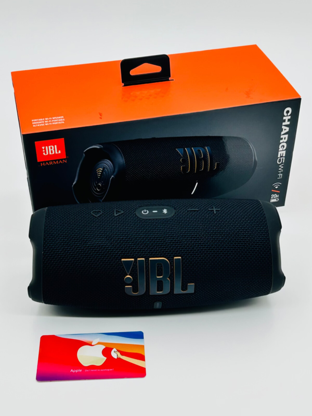 JBL-CHARGE5 portable waterproof speaker with portable power bank - brand new--image