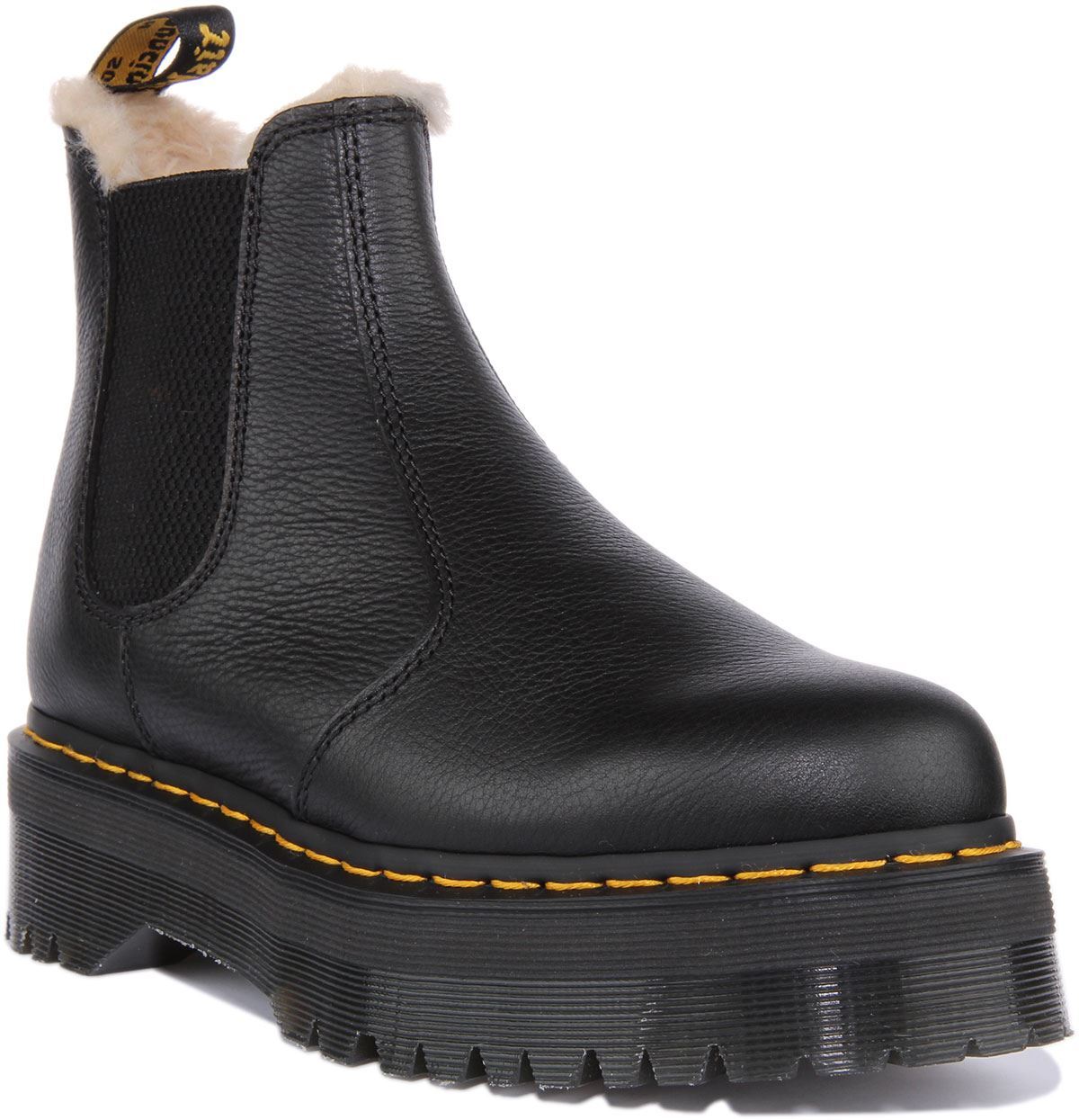 Квадроцикл Dr Martens 2976 Унисекс Ледер Плато Челси Херрен Штифель в Шварце Великобритания 3 - 8 51290₽