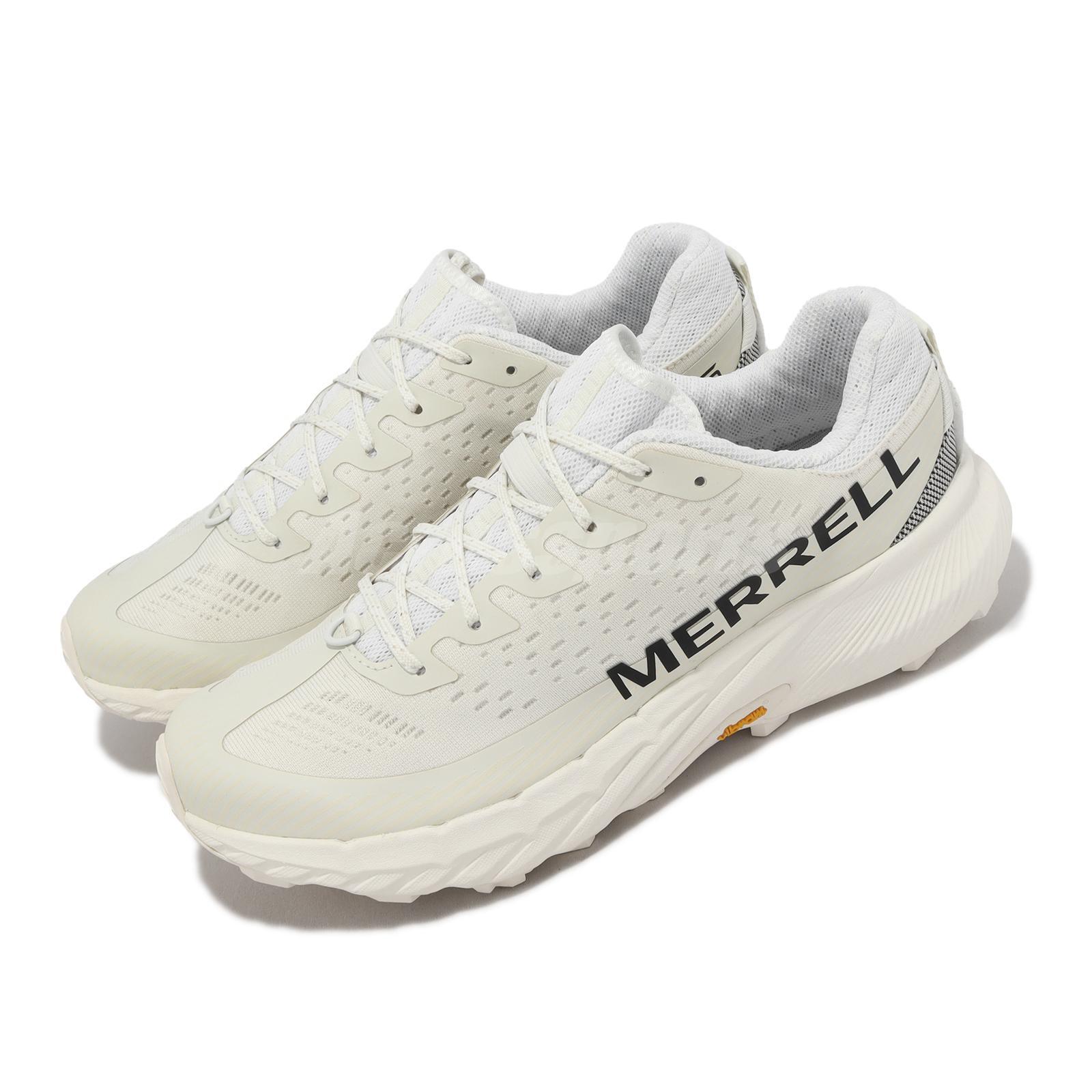 Merrell Agility Peak 5 Vibram White Black Men Trail Hiking Outdoors Shoe J068049