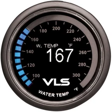 REVEL VLS WATER TEMP TEMPERATURE GAUGE 100 F-300 F 52MM 2-1/16" OLED LED