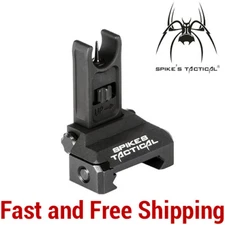 Spikes Tactical GEN II Micro Folding/Flip Up Front Sight -Tool-less Adjustment