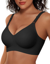 Jelly Bra No Underwire Seamless Push up Full Coverage  Supportive, Wireless, Fr
