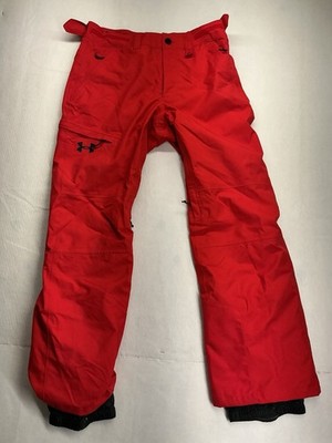 UnderArmour Cold gear Pant Red Storm Waterproof Women Size M 32x30