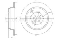 2X Metelli Bremsscheibe 23-1518C FüR Honda